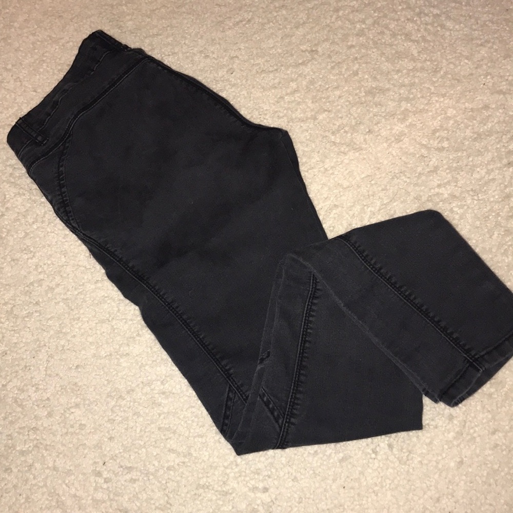 Faded Black Denim